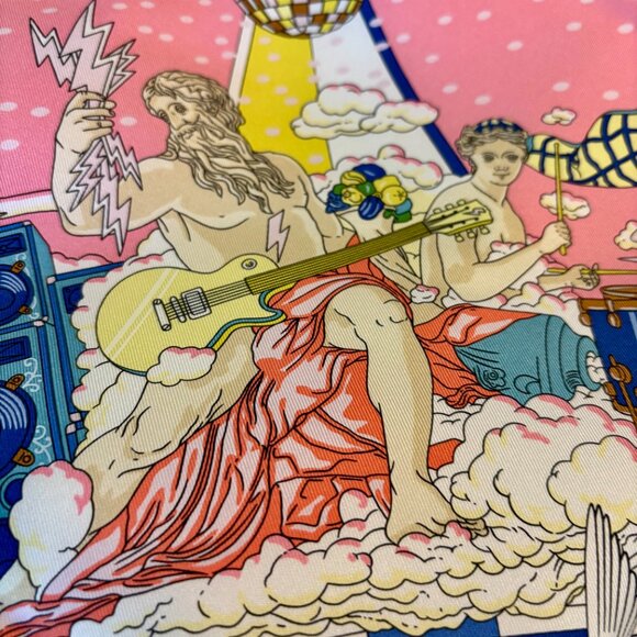 Brand New, with Tags, Hermes "Flagship" Scarf by Dimitri Rybltchenko - 90cm silk - Picture 2 of 11